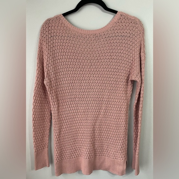 AE Outfitters women’s small dusty rose pink knit sweater - Picture 4 of 8
